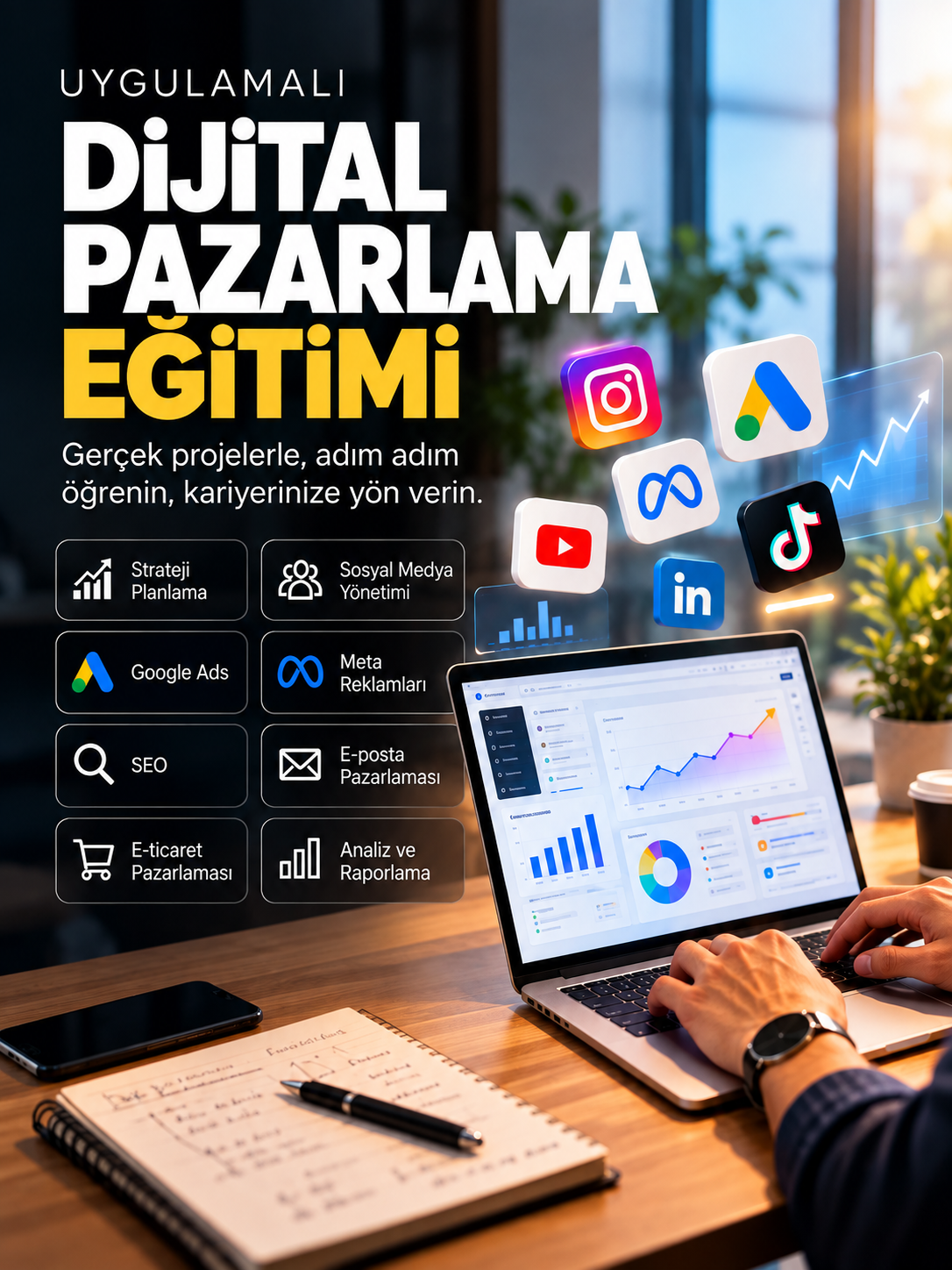 Dijital Pazarlama Eğitim Seti ( Ömür Boyu Erişim )